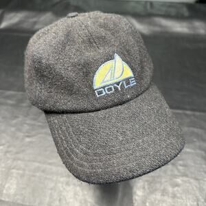 VINTAGE 1990s Doyle USA 110 SAIL SPORTSMAN Wool HAT Numbers 97 NEC Made In USA